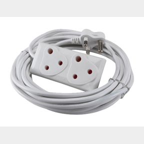 20m Extension Cord With A Two Way Multi Plug Extension Lead |