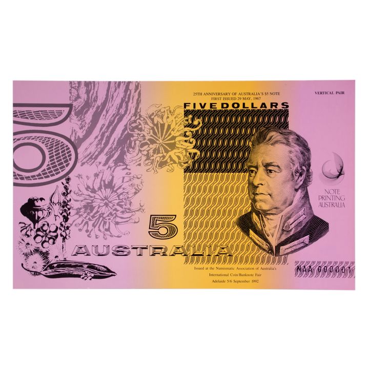 Fraser/Cole, Five Dollars, 1992, UNC