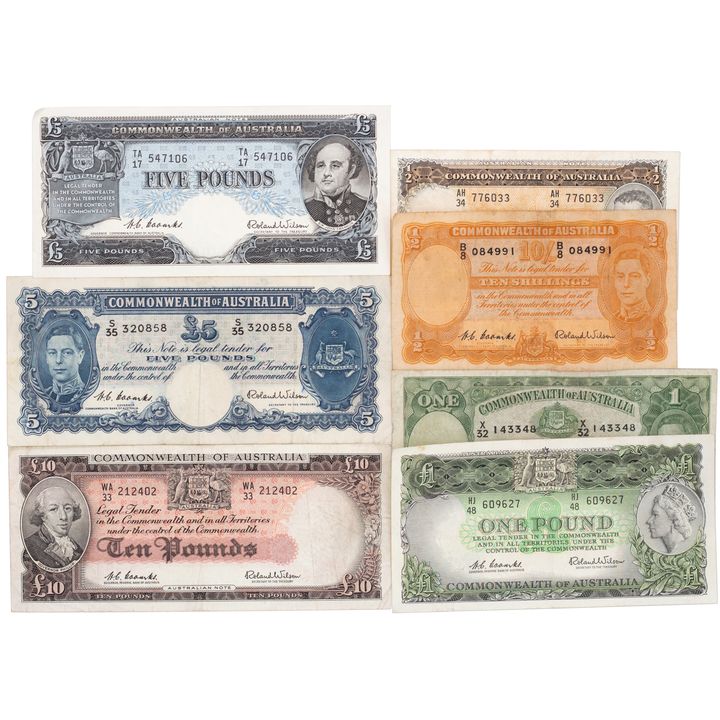 Coombs/Wilson, Type Set, 1952 - 1961, VG - aVF