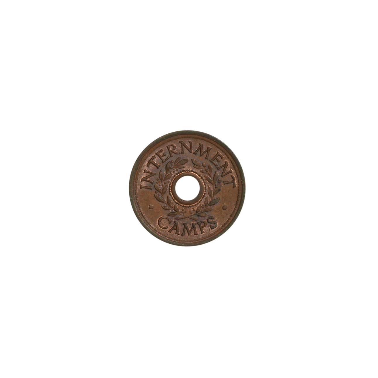113. · Hay Internment Camp, Threepence,  WWII, UNC
