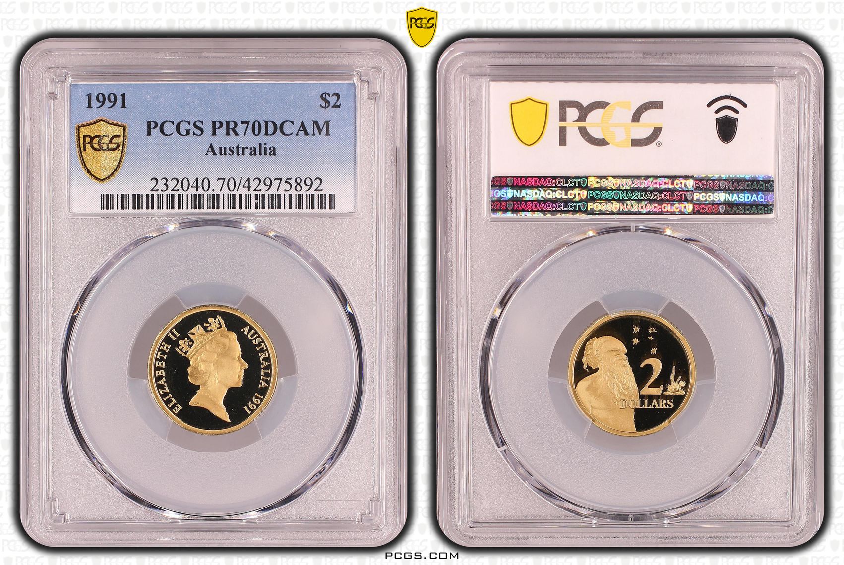 Elizabeth II, Two Dollar, PR70DCAM , 1991 PCGS POP - 12/0