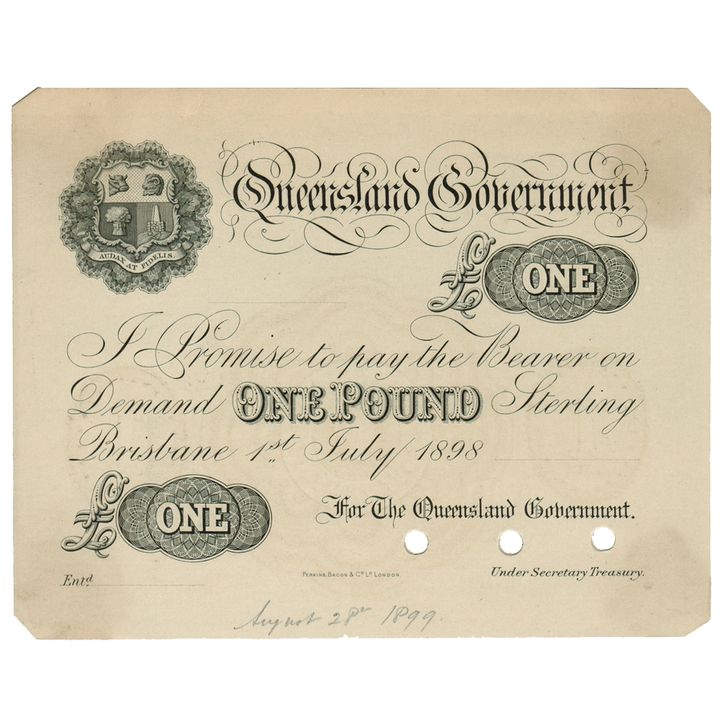 1898/1899 Queensland Government  1