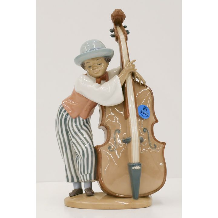 Lladro 05834 Jazz Bass Figure with Box