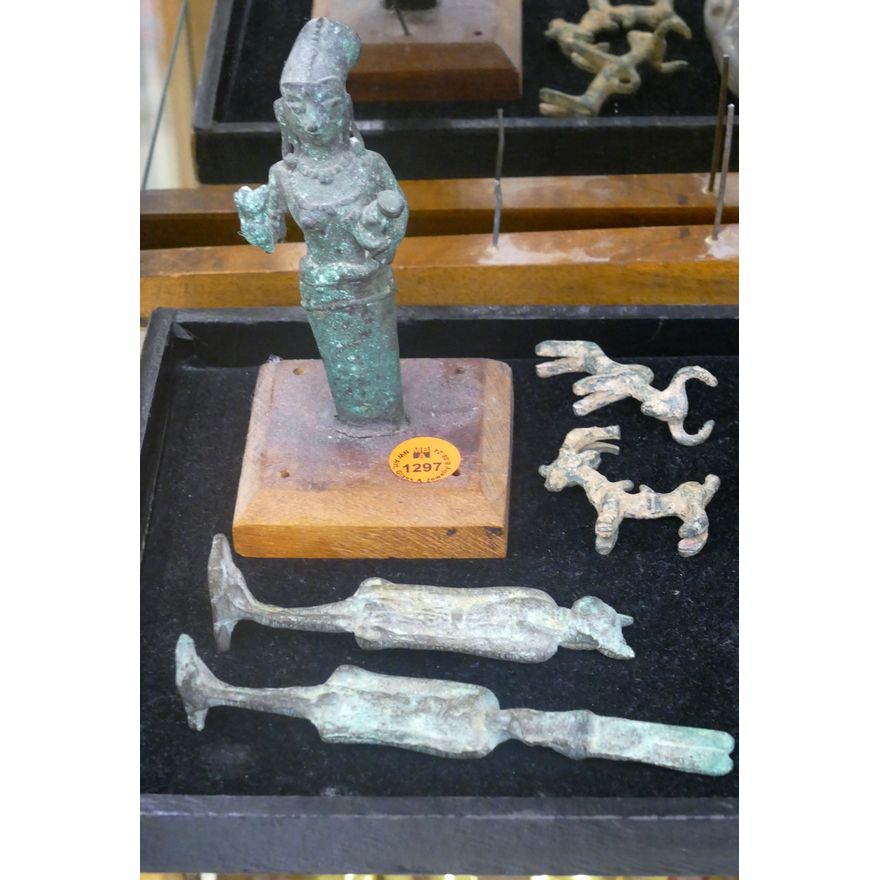 5pc Ancient Bronze Deity Figures 2'' to 5''
