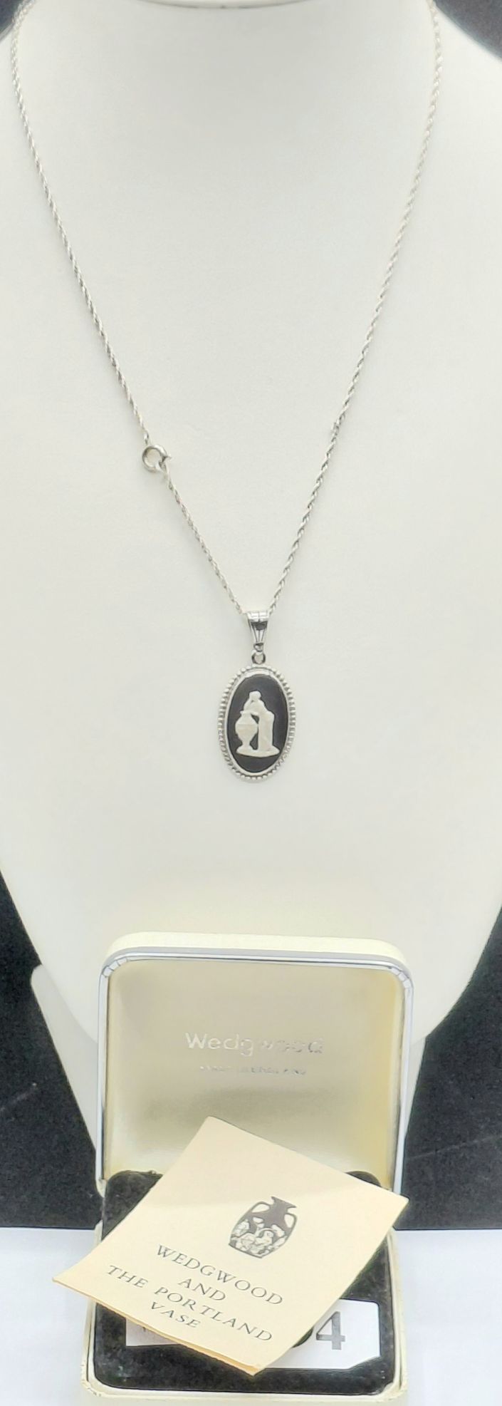STERLING SILVER WEDGWOOD NECKLACE