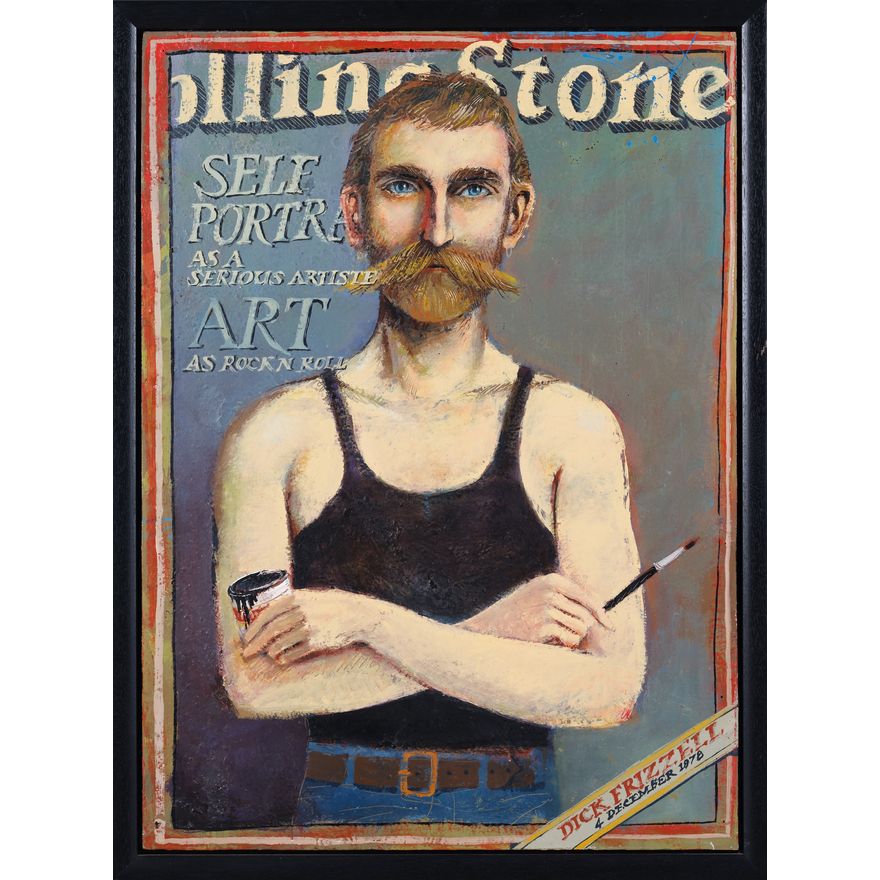 Dick Frizzell 'Self Portrait as a Serious Artiste'