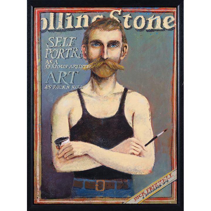 Dick Frizzell 'Self Portrait as a Serious Artiste'