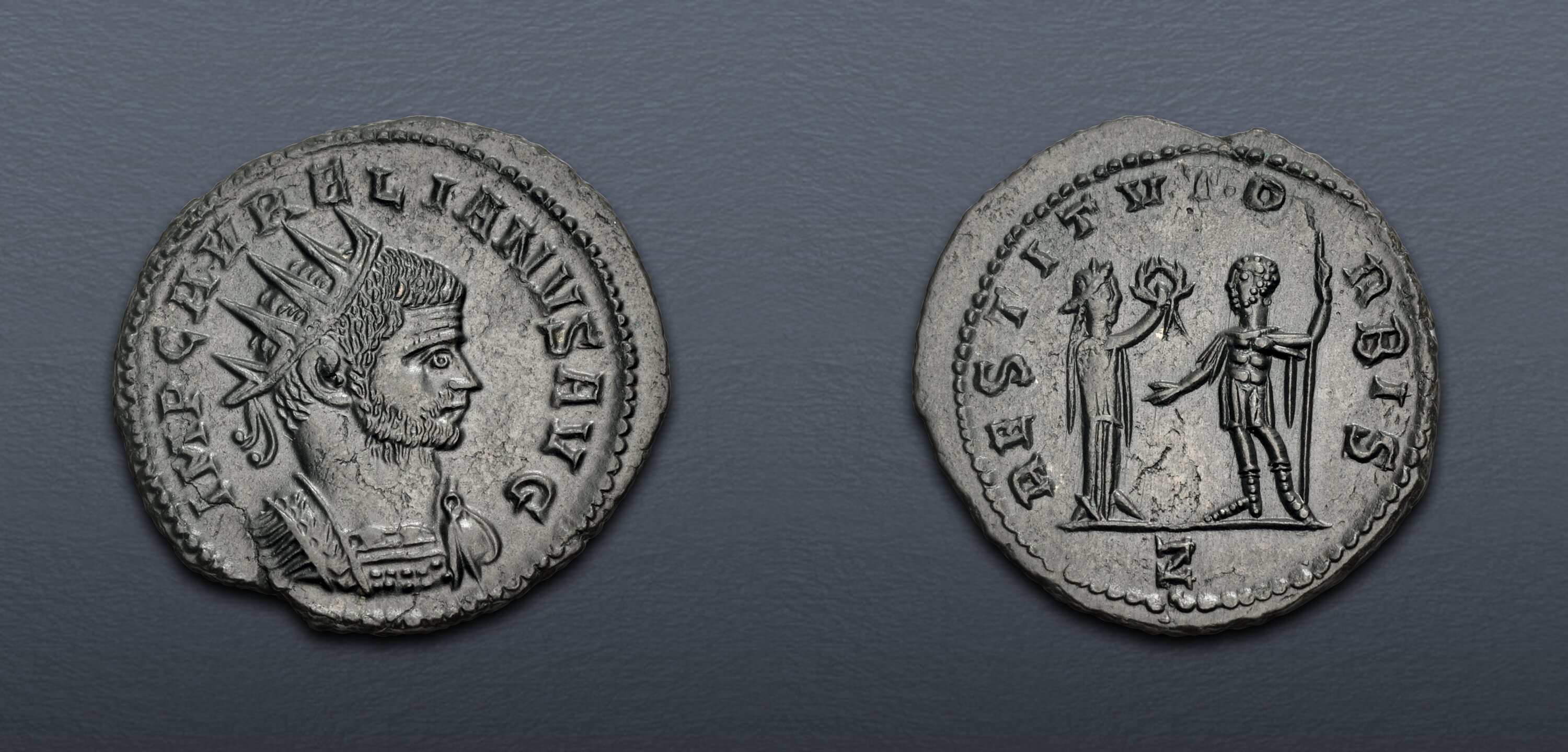 Aurelian. AD 270-275. Antoninianus (22.5mm, 3.86 g, 4h). Antioch mint ...