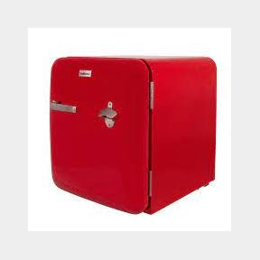 SnoMaster -75L Red Retro Freezer-Scratches on Top-DBQ-220E-50584/1244 B6(s6)