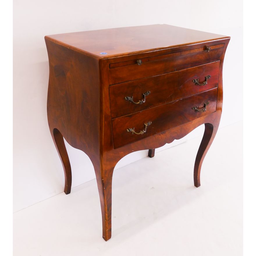 Italian Mahogany 2 Drawer Small Server- 27x22x15''