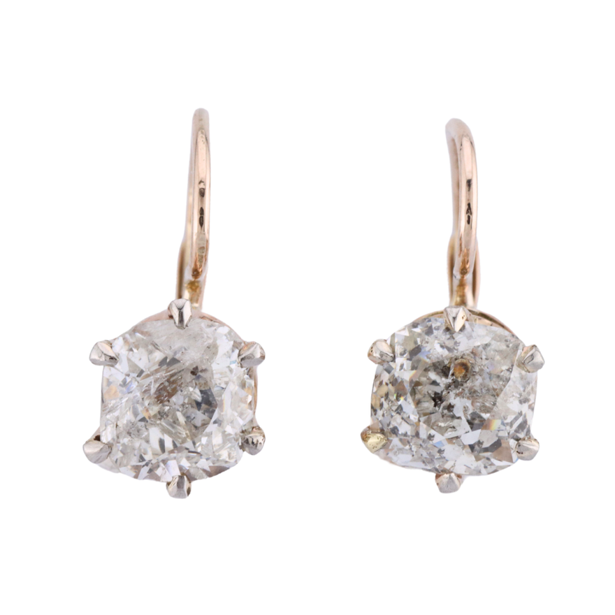 Broqueles antiguos de diamantes