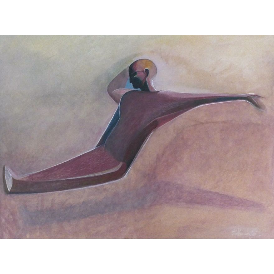 Leo Kenney ''Study for Dreaming Ahkenaton'' 1962