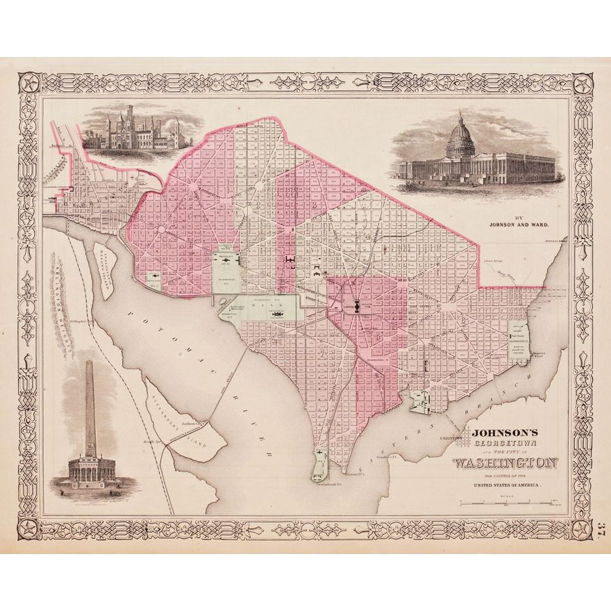 Alvin Jewett Johnson | Johnson's Georgetown and the city of Washington…