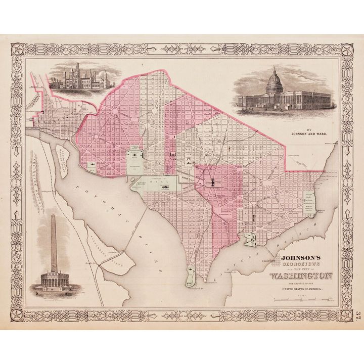 Alvin Jewett Johnson | Johnson's Georgetown and the city of Washington…