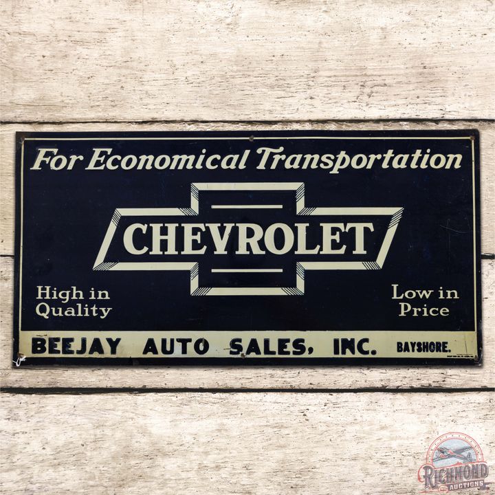 24" Chevrolet For Economical Transportation SST Sign w/ Logo
