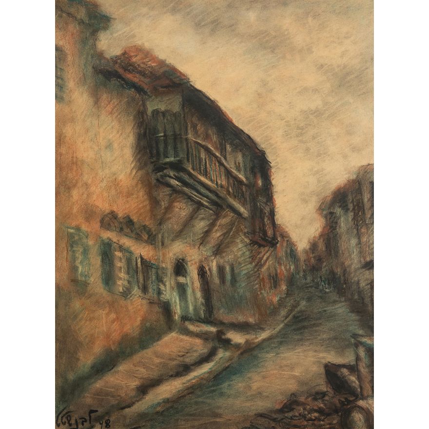 Henryk Lewensztadt | Uliczka, 1948 r.