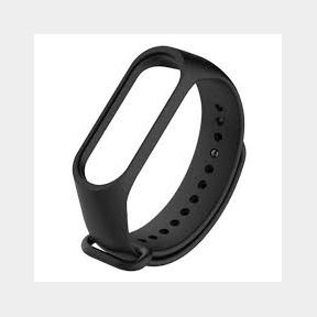 Gadgetgyz Silicone Strap for XIAOMI Mi Band 3 4 - Black - Gadgetgyz Silicone Strap - 51748/10458 AS B1 (S9)