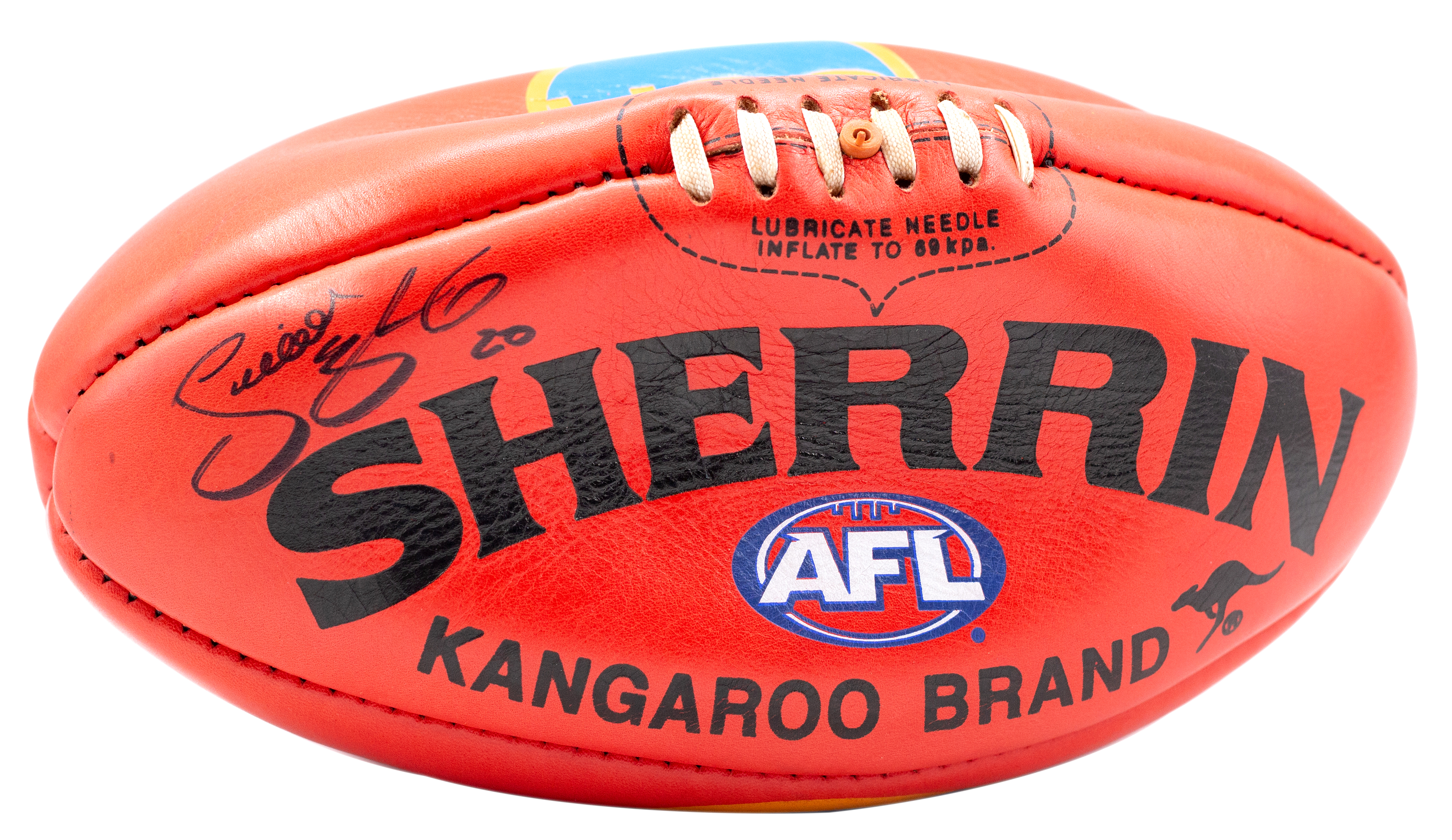 328 · 2003 AFL Grand Final Match Day Ball Signed by Simon Black,