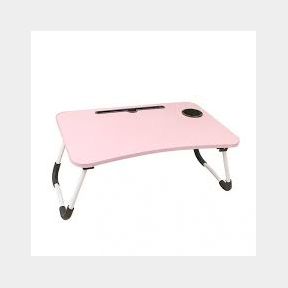 Foldable Portable Laptop Desk Serving Tray for Foods Drinks - Pink - Bar 9901064255362-51748/2882