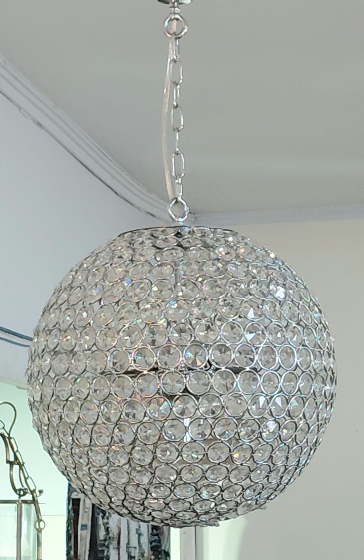 102 · GLOBE CHANDELIER