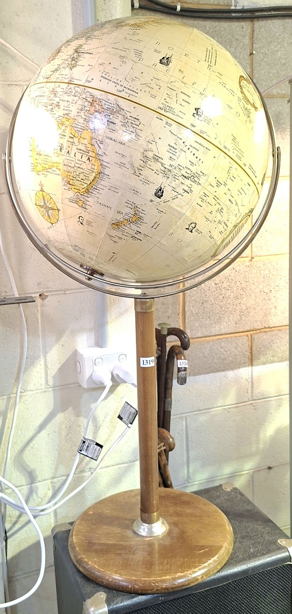 1319 · REPLOGLE GLOBE ON STAND