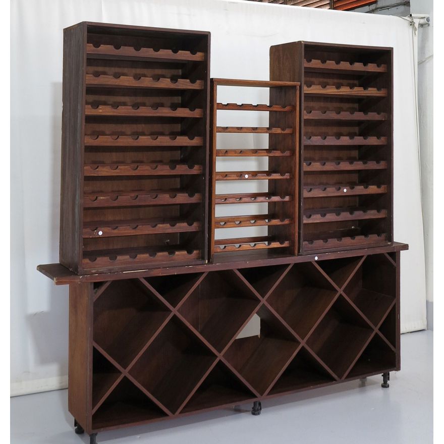 4 PIECE WINE RACK