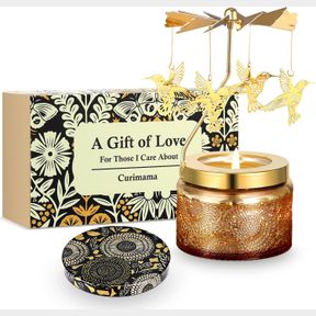 BIRTHDAY PAMPER GIFTS FOR WOMEN, HUMMINGBIRD SCENTED CANDLES GIFTS FOR WOMEN MUM BEST FRIEND, UNIQUE GIFT FOR HER, ROTATING SCENTE