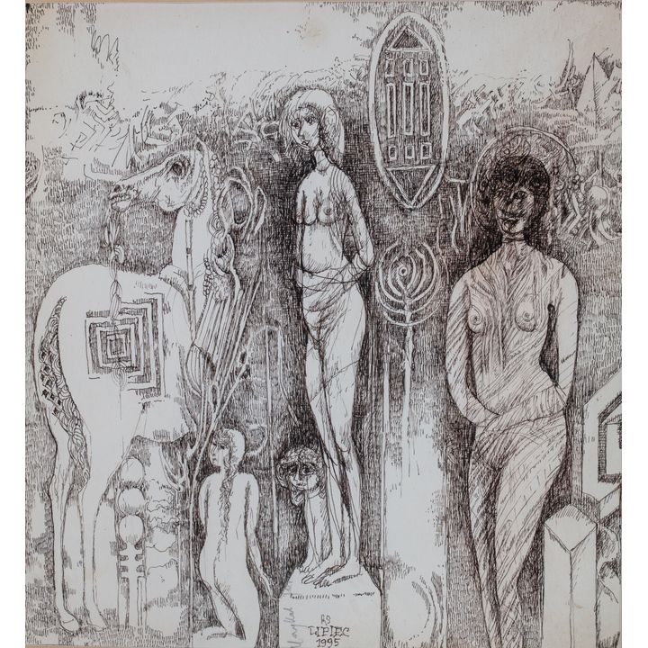 Ryszard Stryjec | Scena symboliczna, 1995 r.