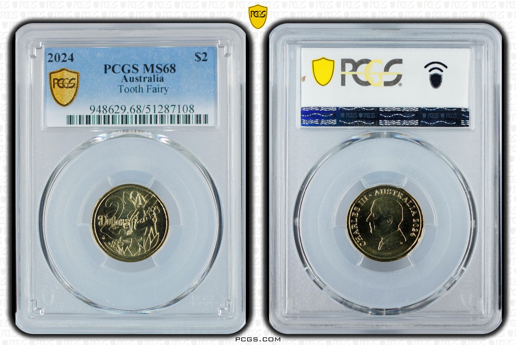 Tooth Fairy, Two Dollar, 2024, PCGS MS68