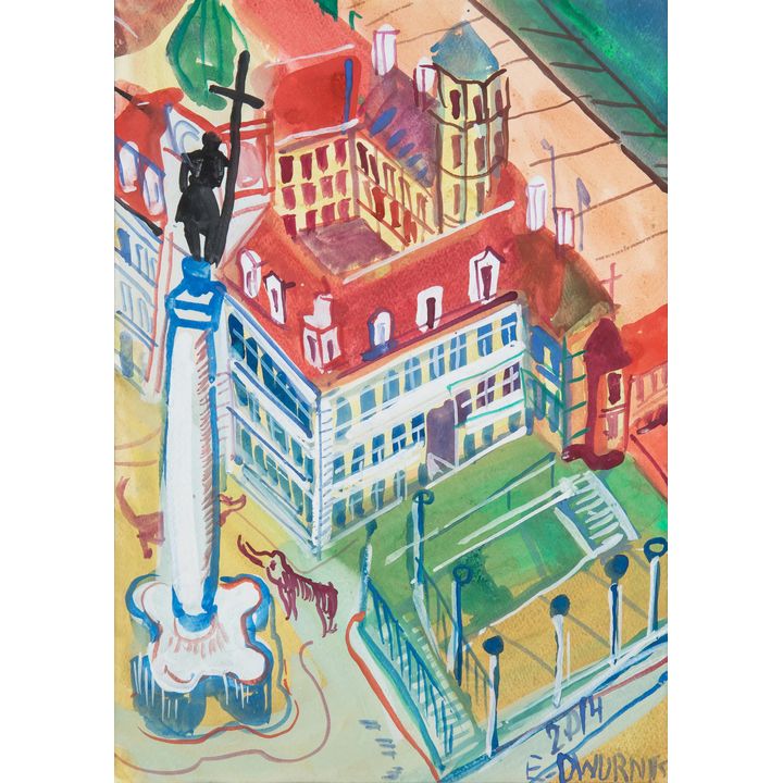 Edward Dwurnik | Zamek Królewski w Warszawie, 2014