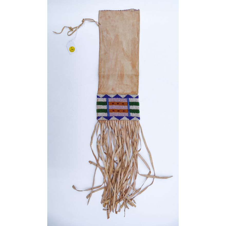 Old Plains Indian Beaded Pipe Bag