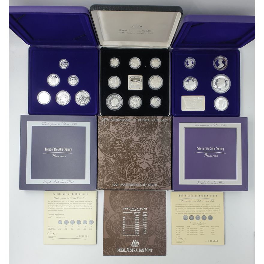 Masterpieces in Silver (x3)