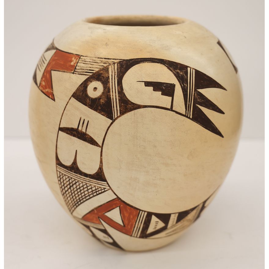 Patty Maho Hopi Polychrome Decorated Jar