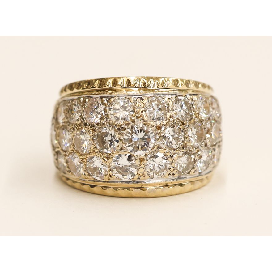Designer 4.5ctw Diamond Cluster 14k Ring