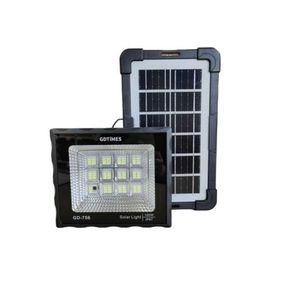 100W LED Solar Flood Light Gd 756 | USED/ ONE SCREW MISSING