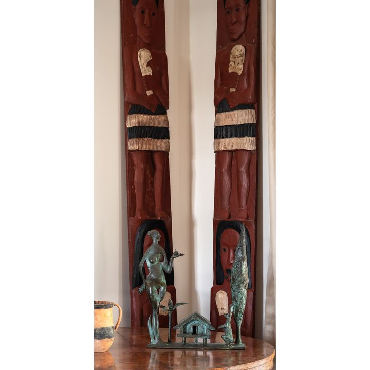 Ngāpuhi tribal region - Impressive pair of Amo boards