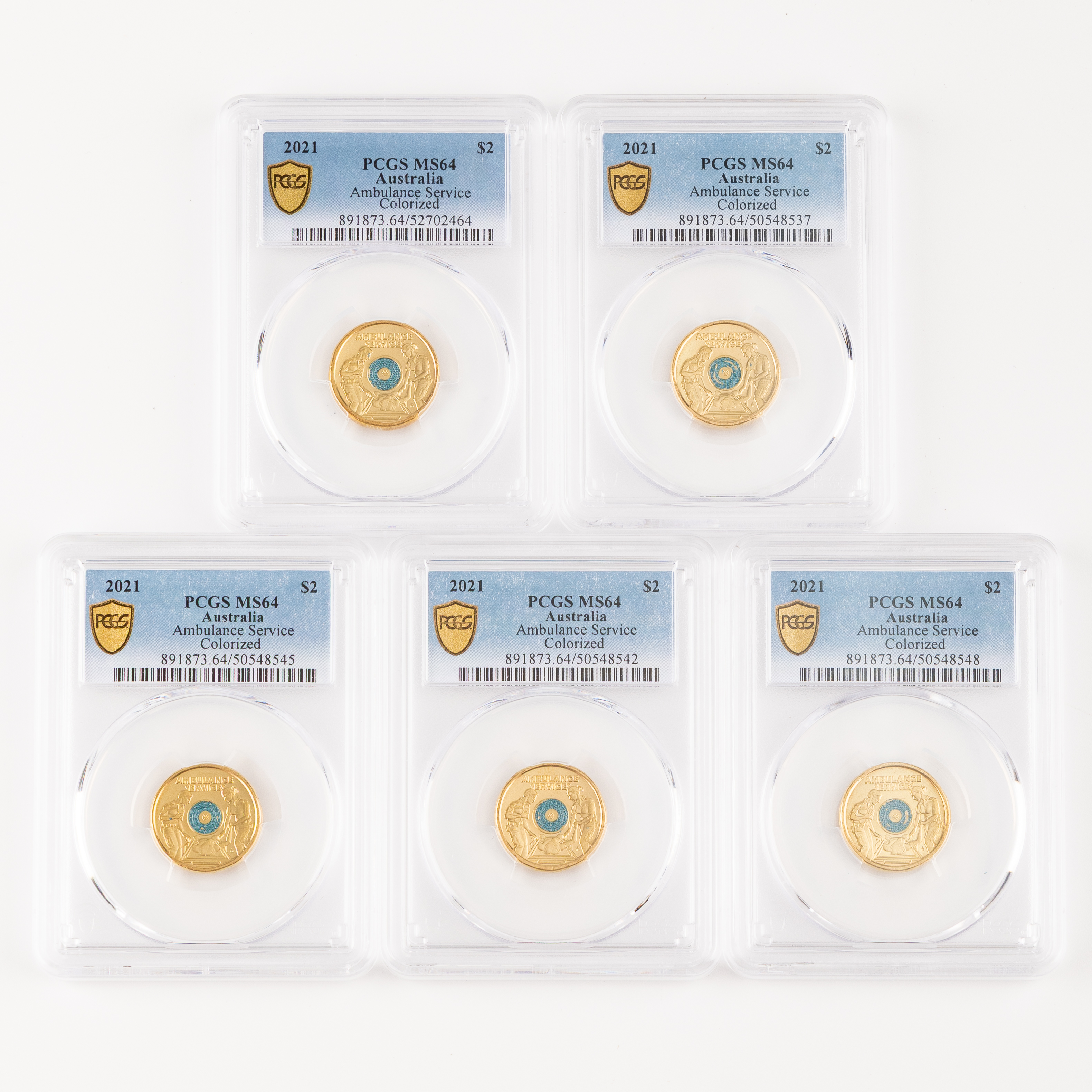 Ambulance Services, Two Dollars, 2021, PCGS MS64