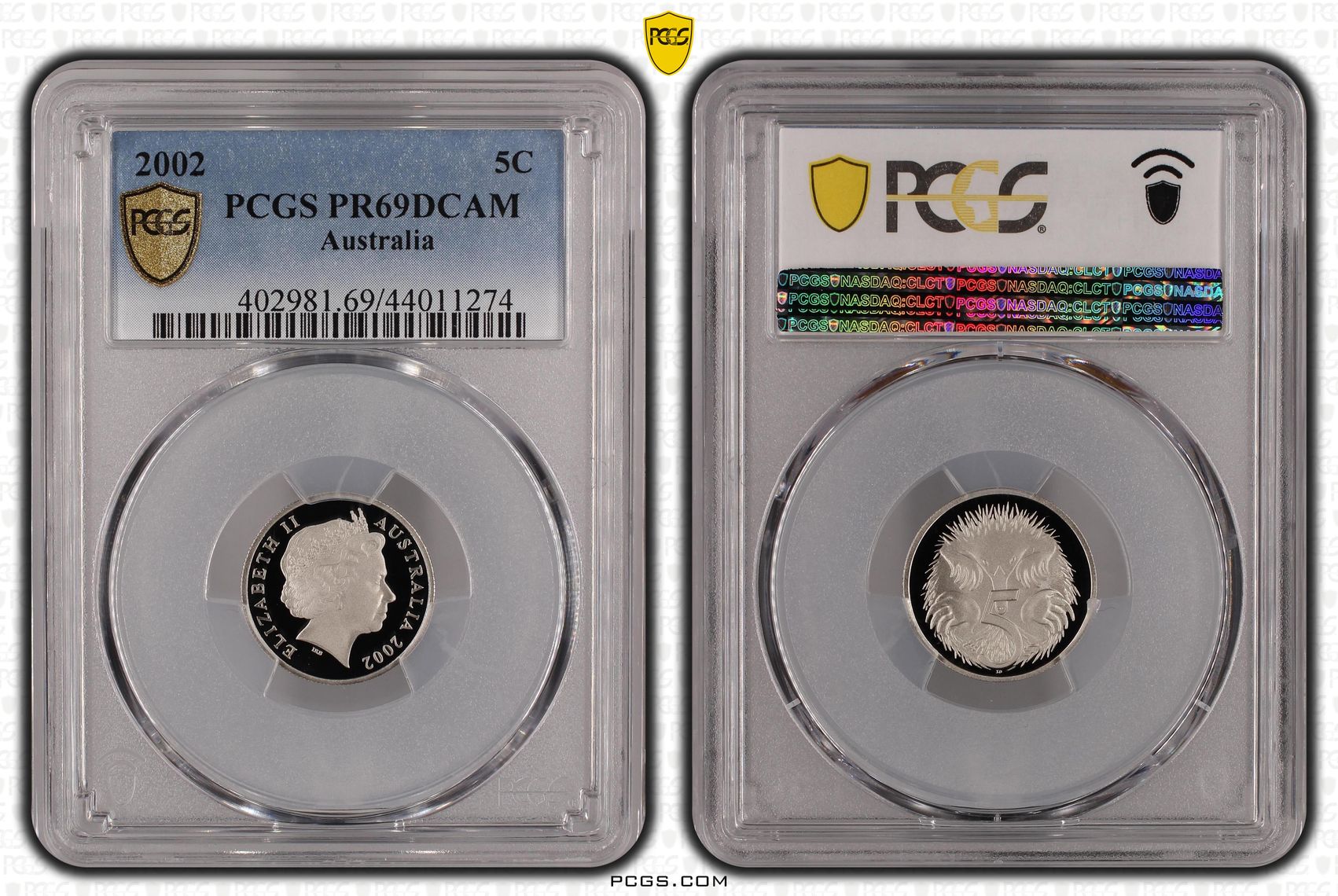 , Five Cent, 2002, PCGS PR69DCAM