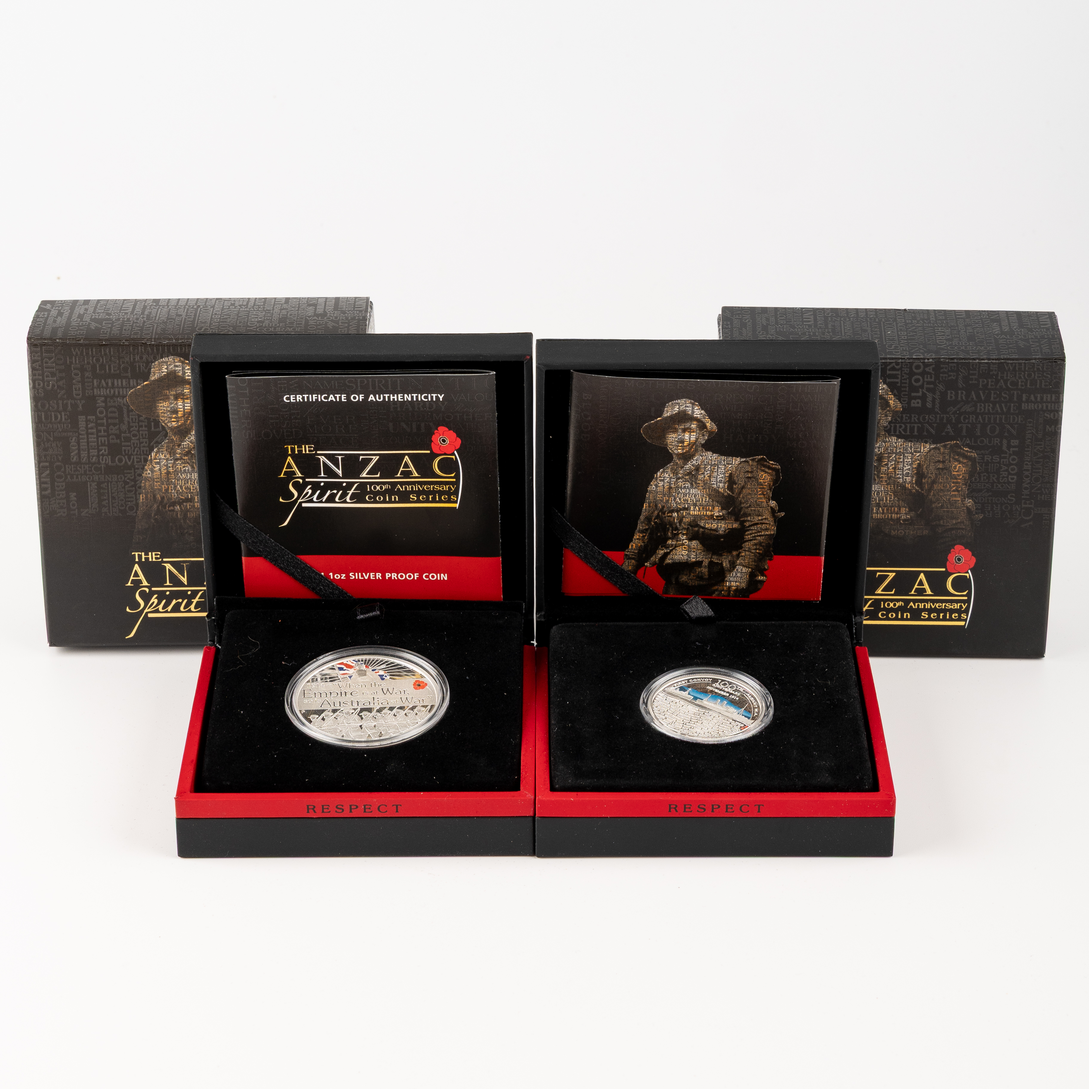 21 · Perth Mint - The ANZAC Spirit, One Dollar, 2014,  FDC