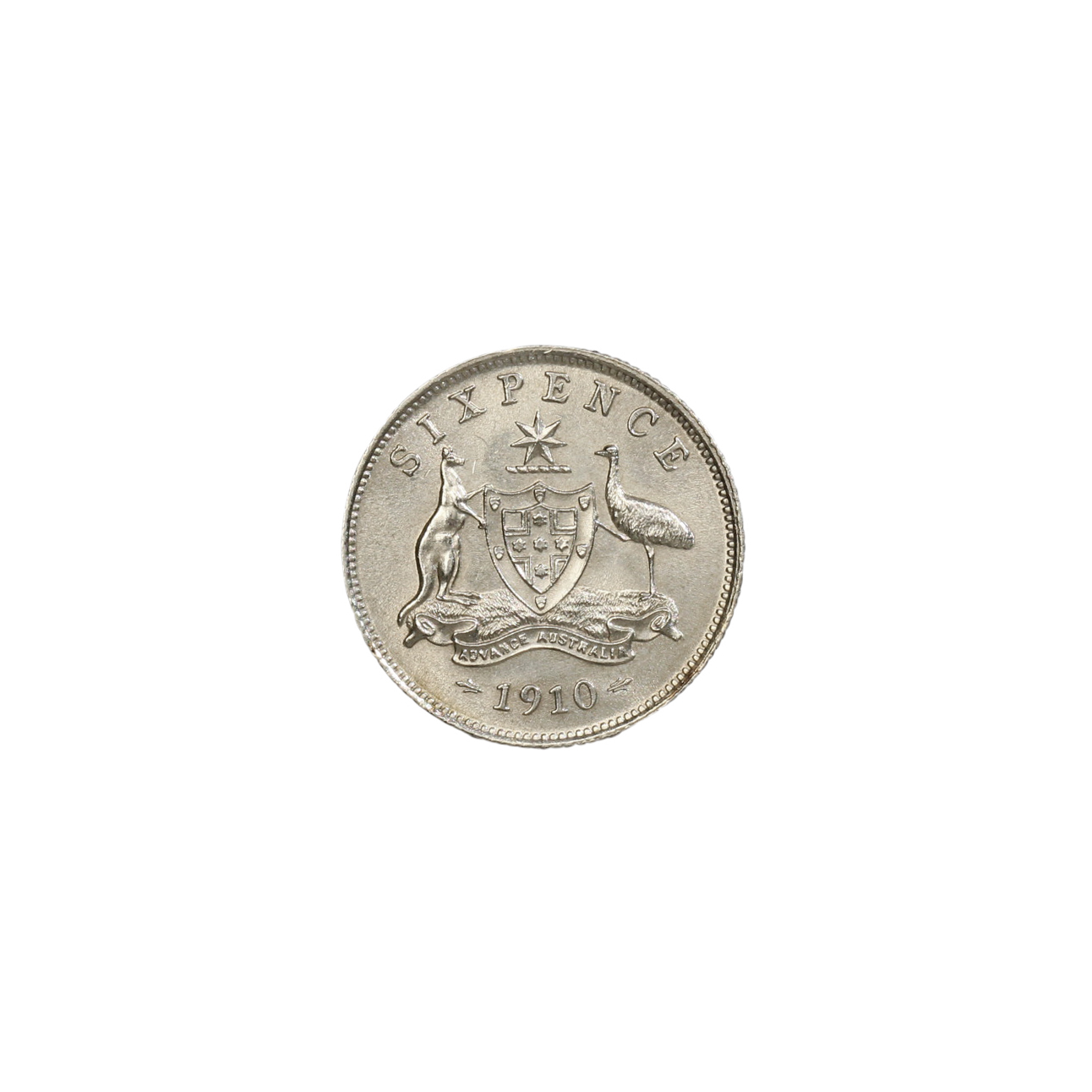 971. · Edward VII, Sixpence, 1910, UNC