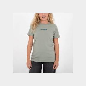 Hurley One and Only Seasonal T Shirt Silvered Green S |