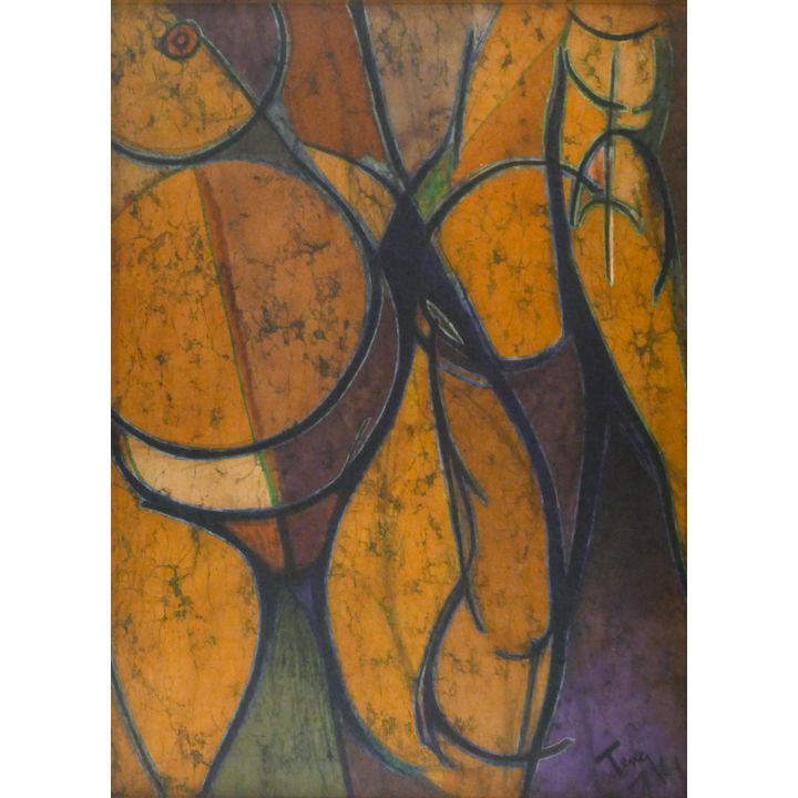 Chuah Thean Teng ''Nudes'' (Abstraction) Batik