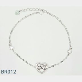 STERLING SILVER INFINITY LOVE BRACELET - 51543/162
