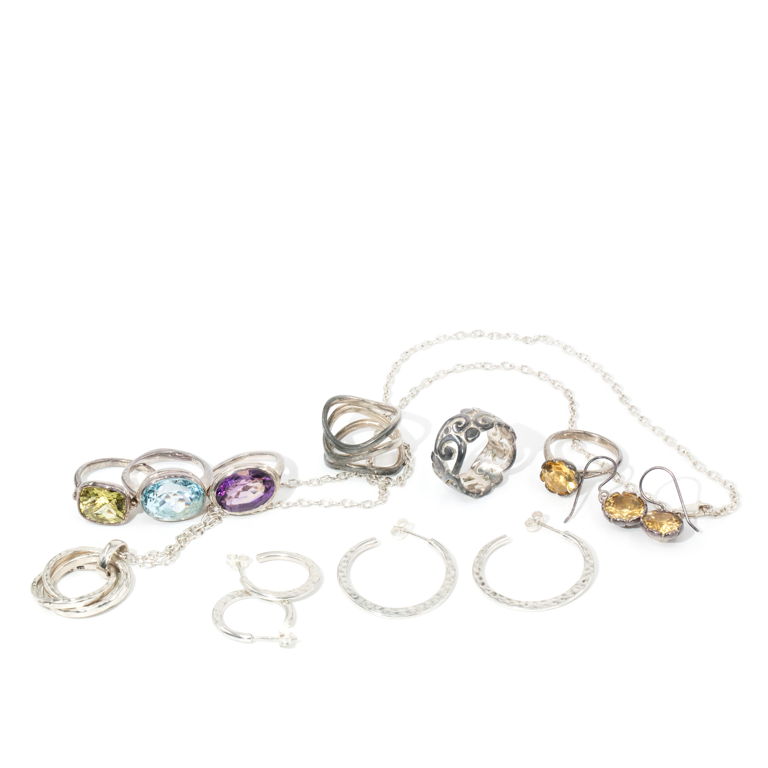 Assorted silver lot