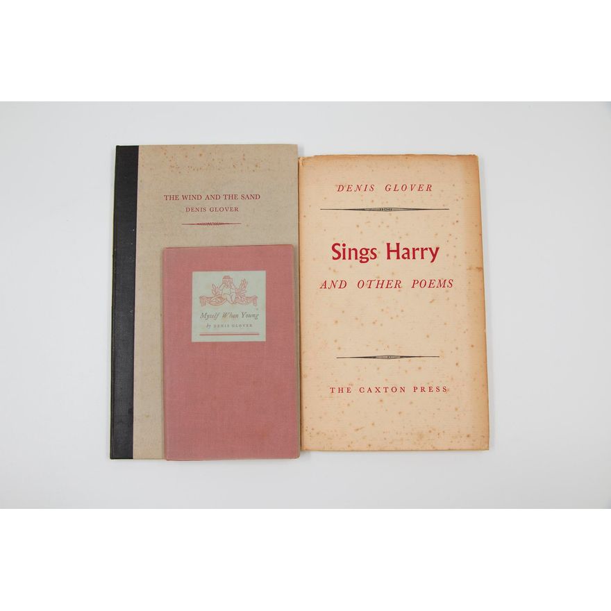 GLOVER, DENIS [3 titles], The Wind and the Sand: Poems 1934-44