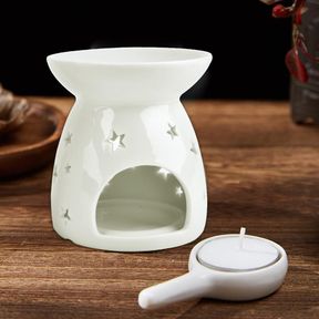 Porcelain Tealight Wax Burner including tealight holder |
