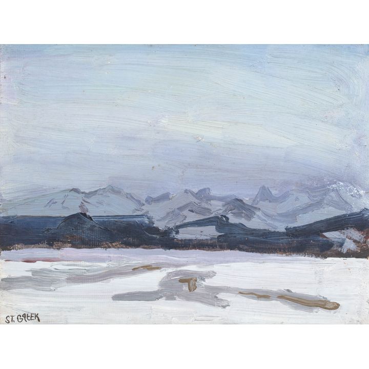 Zimowe Tatry o zmroku