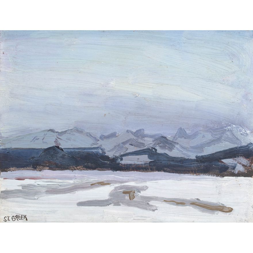 Zimowe Tatry o zmroku