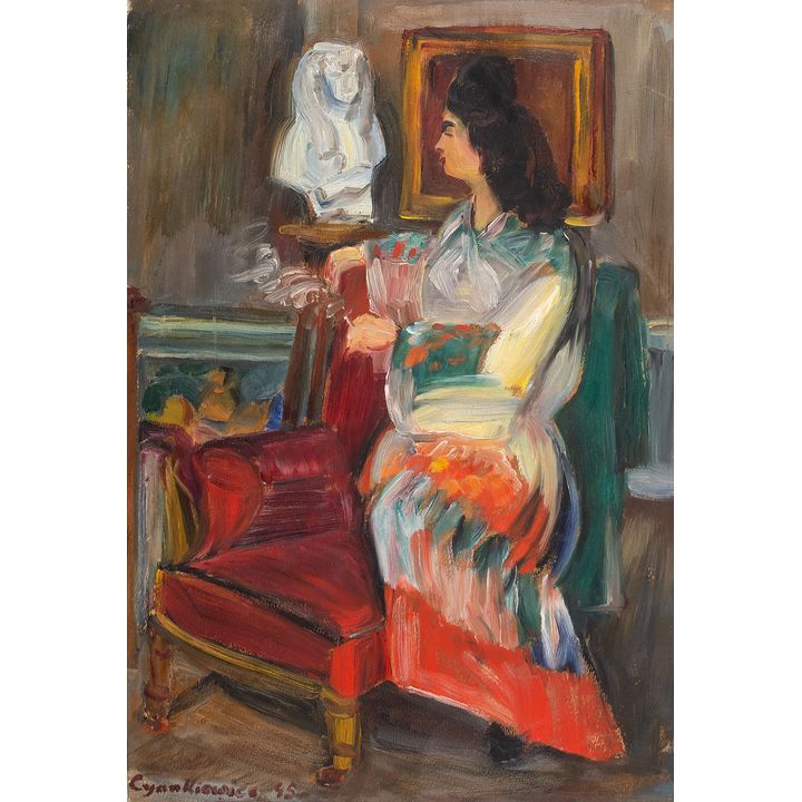 Zdzisław Cyankiewicz | Portret kobiety, 1945 r.