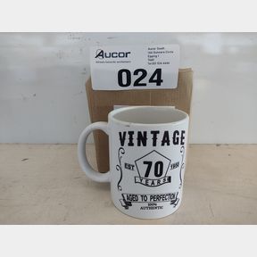 70TH BIRTHDAY VINTAGE MUG - GRACEFUL ACCESSORIES